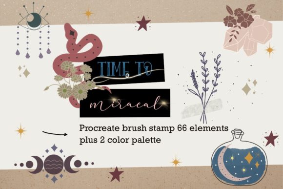 Accelerating Digital Creativity: The Strategic Value of the Time to Miracle 66 Procreate Brush Stamp