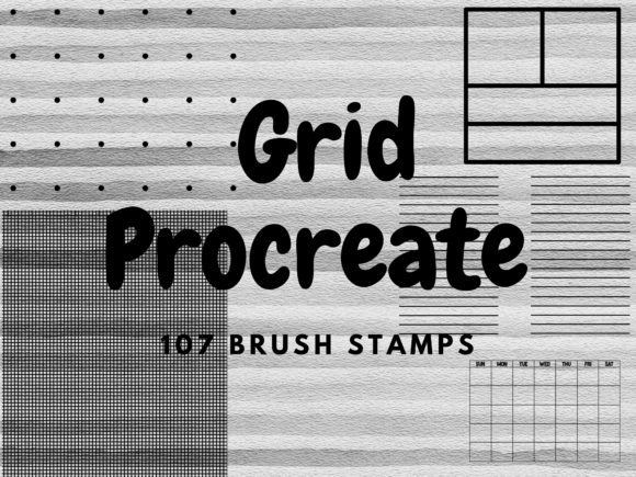 Grid Procreate Brush Stamps: A Practical Resource for Digital Creators