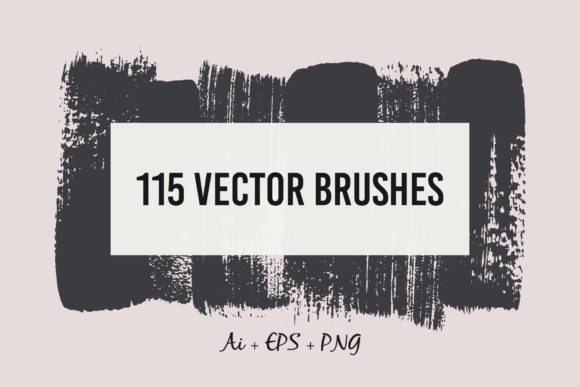 Integrating 115 Vector Brushes into Professional Design Workflows