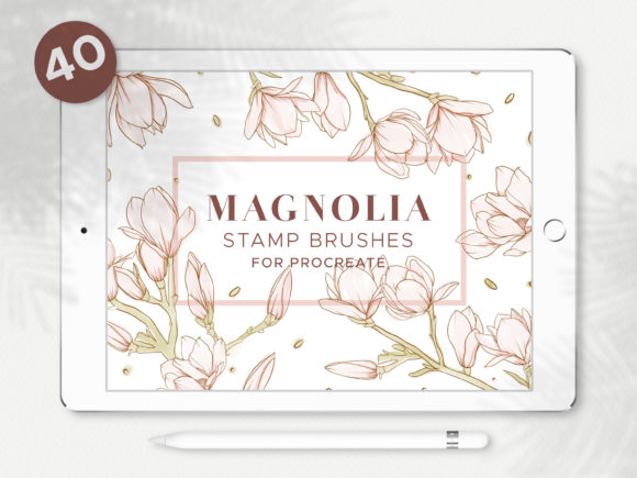 Magnolia Procreate Stamp Brushes: A Strategic Asset for Digital Creators