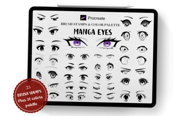 Manga Eyes Procreate Brush Stamps: Elevating Your Digital Art Workflow