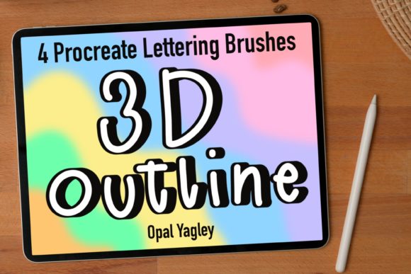 Mastering 3D Outline Procreate Brush Es for Professional Lettering