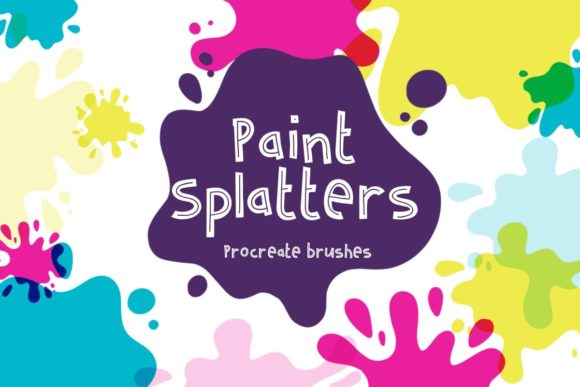 Paint Splatters Procreate Brushes