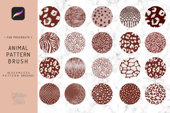 Procreate Seamless Animal Texture Brush
