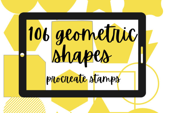 Strategic Design Efficiency: Leveraging 106 Geometric Shapes Procreate Stamps for Brand Consistency