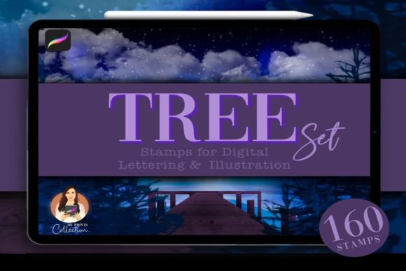 Tree Procreate Brush Set 160 Stamps: A Comprehensive Evaluation for Digital Nature Artists