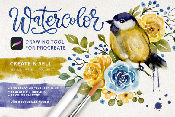 Watercolor Tool Kit for Procreate: A Guide to Realistic Digital Painting